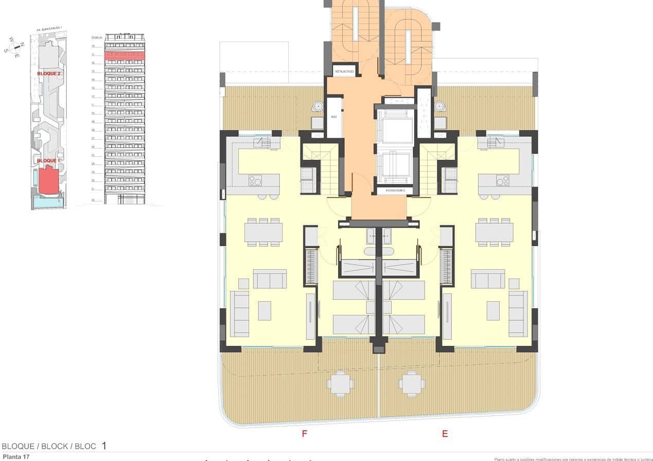 Ático de 3 habitaciones en Calpe / Calp en venta con piscina - 1.710.000 € (Ref: 9108441)