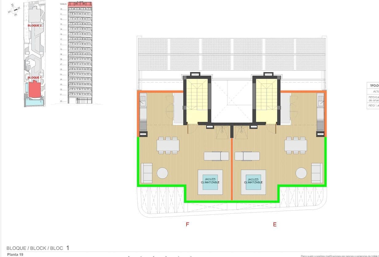Ático de 3 habitaciones en Calpe / Calp en venta con piscina - 1.710.000 € (Ref: 9108441)
