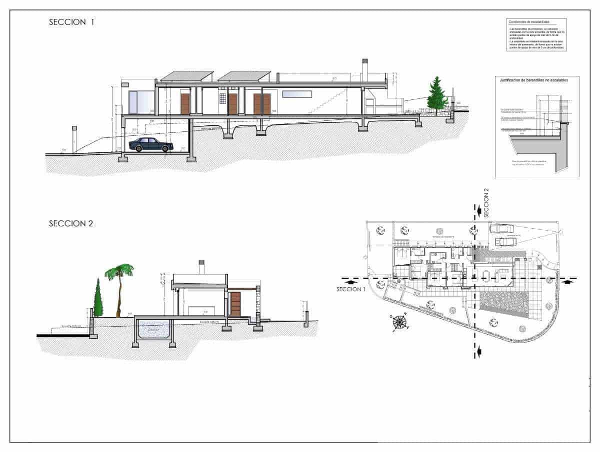 Chalet de 4 habitaciones en Calpe / Calp en venta con piscina garaje - 1.599.000 € (Ref: 9321479)
