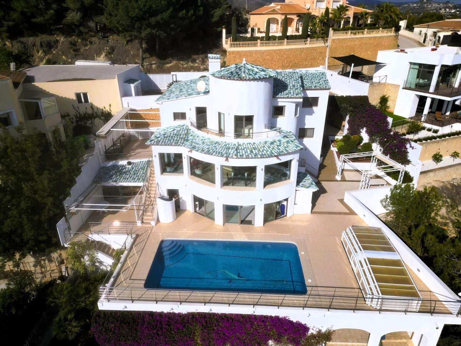 8 quarto Moradia para venda em Calpe / Calp com piscina garagem - 1 450 000 € (Ref: 9387490)