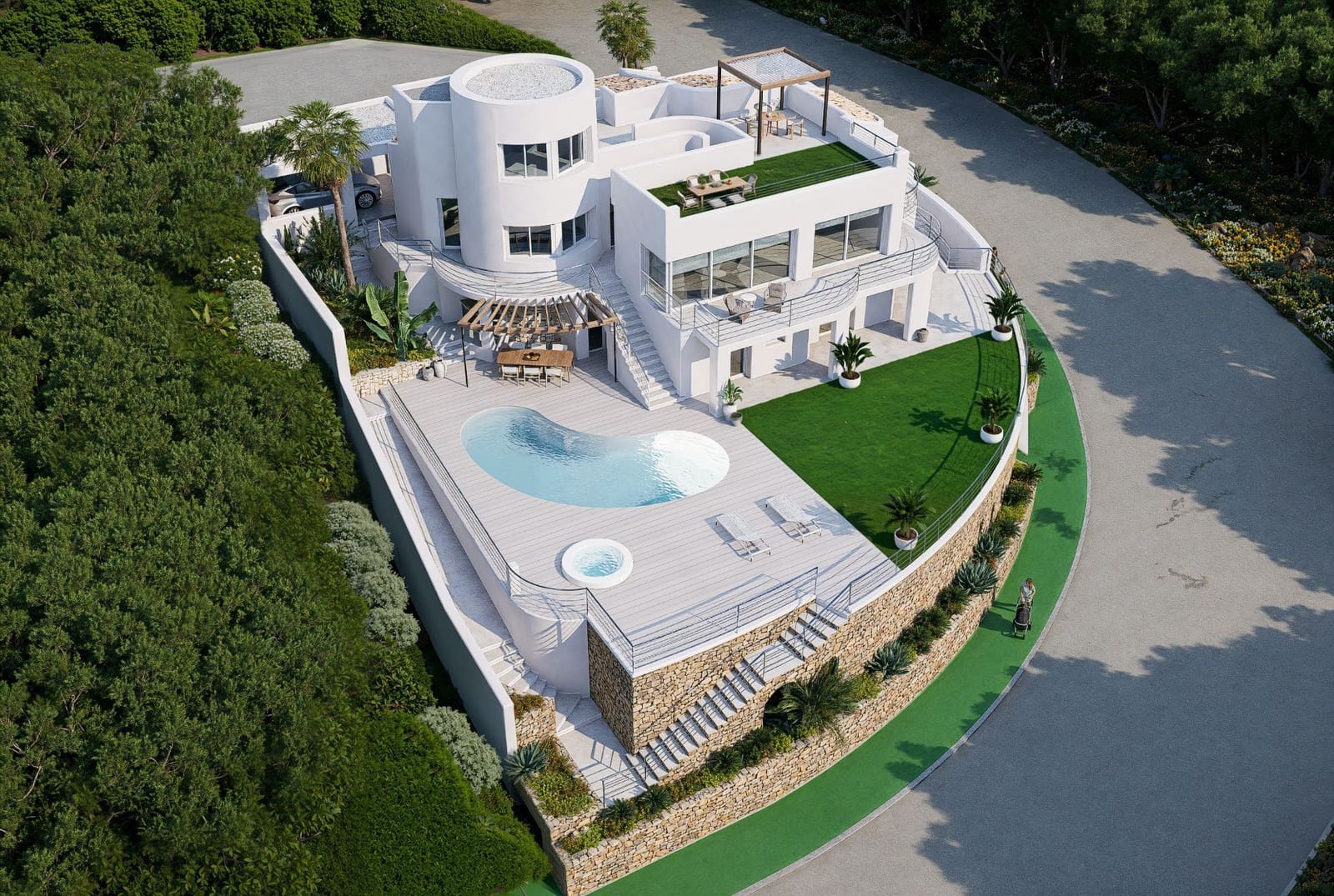 4 bedroom Villa for sale in Altea with pool garage - € 2,190,000 (Ref: 9840823)