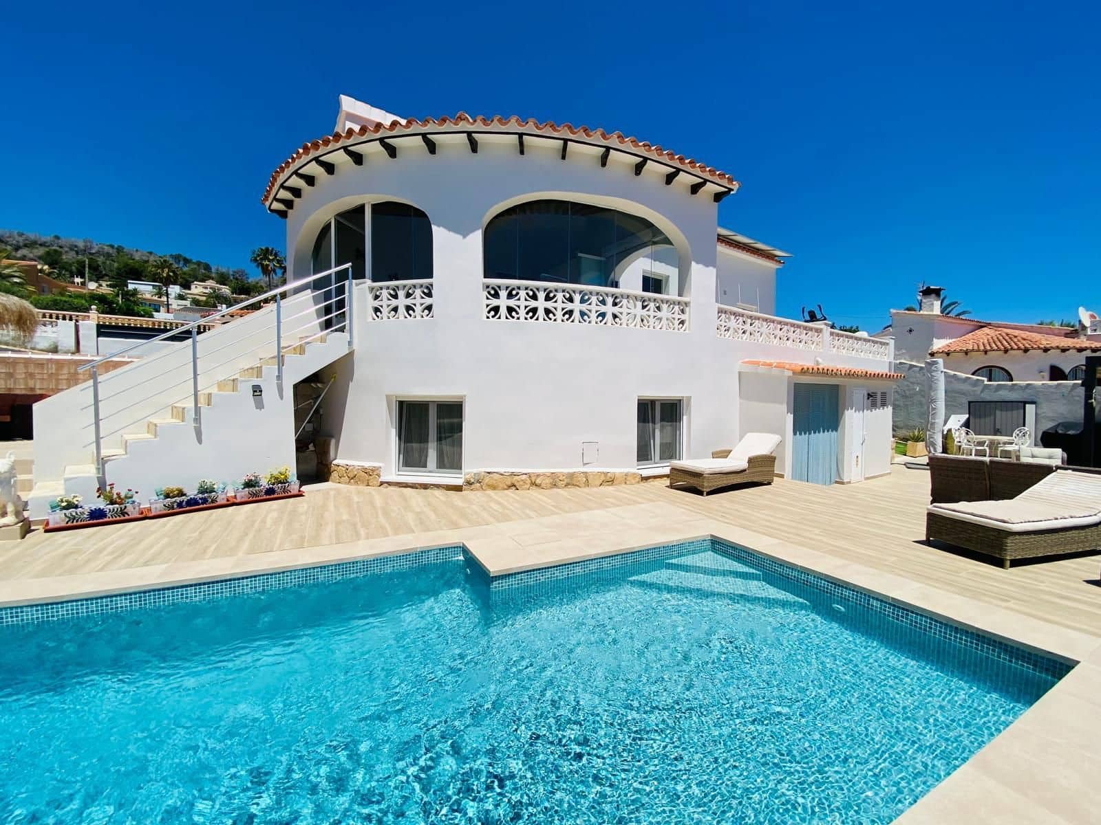 4 sypialnia Willa na sprzedaż w Calpe / Calp z garażem - 849 000 € (Ref: 9941715)