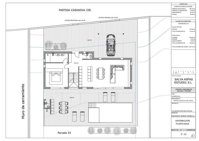 3 soveværelse Villa til salg i Calpe / Calp med swimmingpool garage - € 1.290.000 (Ref: 9978147)