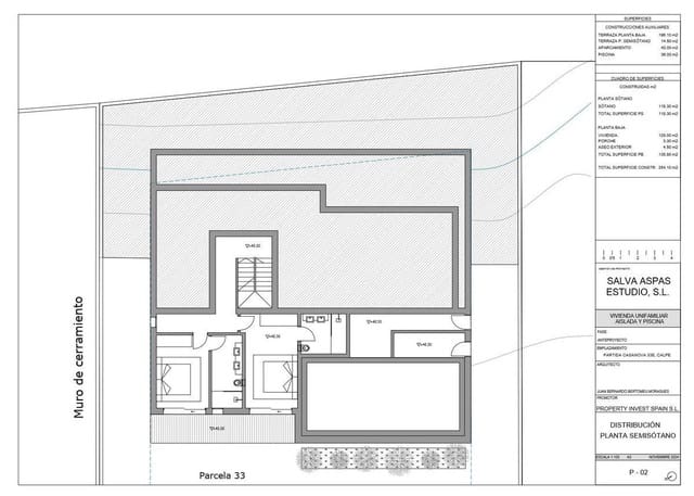 3 soveværelse Villa til salg i Calpe / Calp med swimmingpool garage - € 1.290.000 (Ref: 9978147)