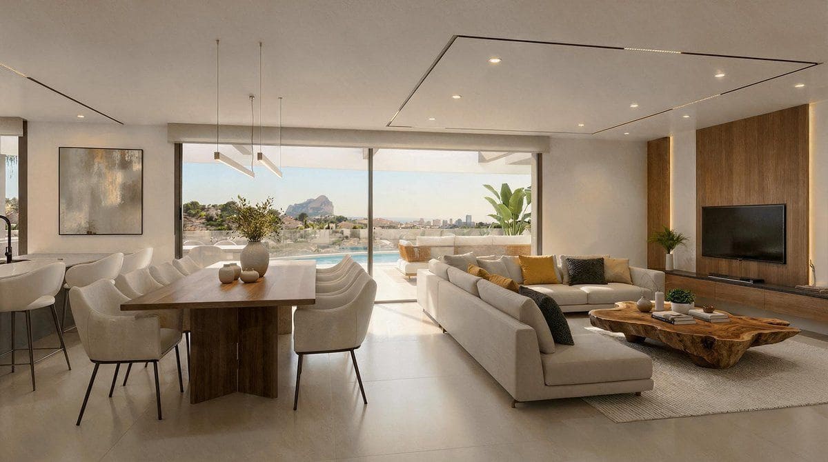 3 soverom Villa til salgs i Calpe / Calp med svømmebasseng garasje - € 1 360 000 (Ref: 9978149)