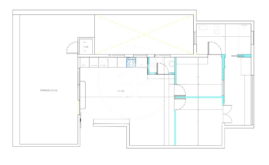 Apartamento de 2 habitaciones en Barcelona ciudad en venta - 980.000 € (Ref: 10033983)