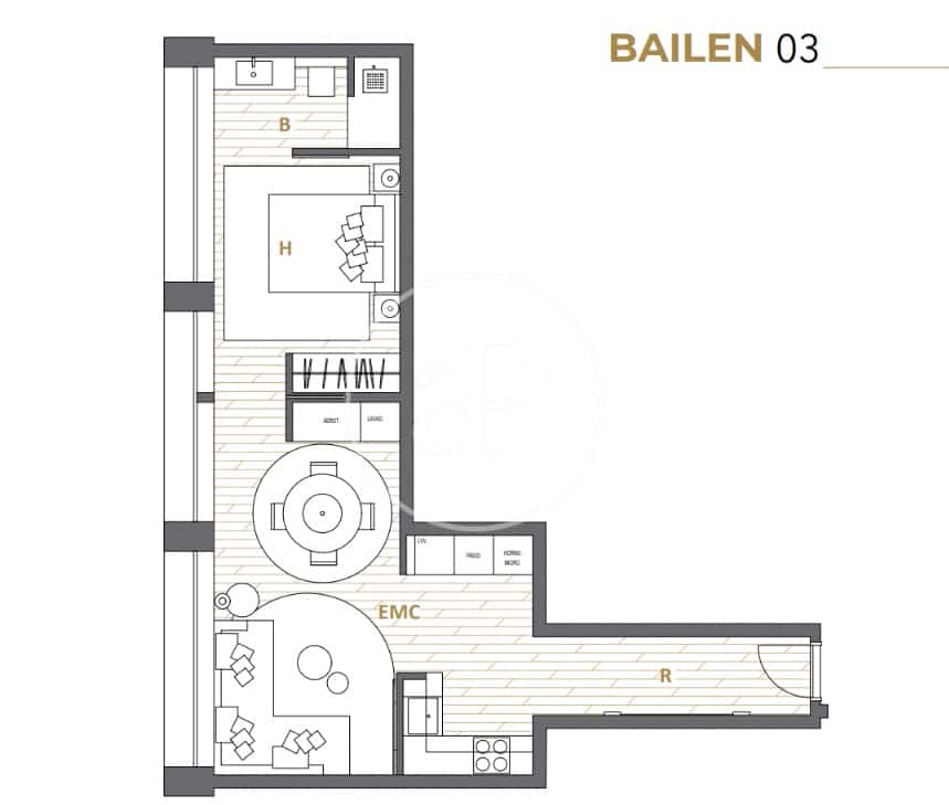 1 sovrum Lägenhet till salu i Barcelona stad - 395 000 € (Ref: 10033988)