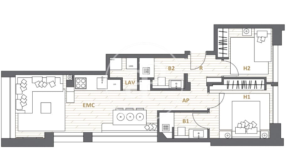 2 bedroom Apartment for sale in Barcelona city - € 490,000 (Ref: 10033990)