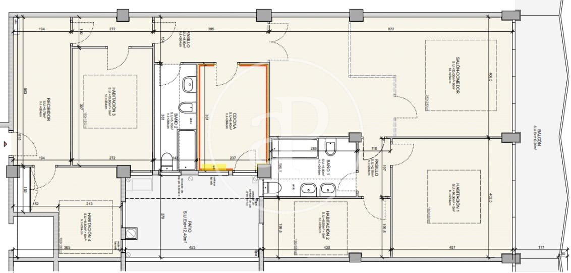 4 makuuhuone Huoneisto myytävänä paikassa Barcelona kaupunki - 670 000 € (Ref: 10062030)