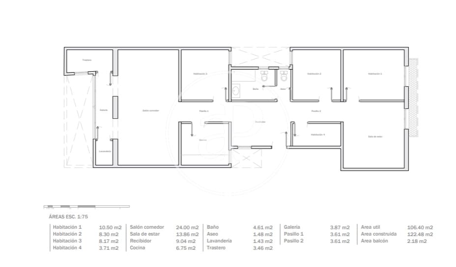 3 makuuhuone Huoneisto myytävänä paikassa Barcelona kaupunki - 775 000 € (Ref: 10081065)