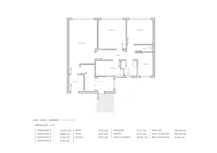 4 bedroom Apartment for sale in Barcelona city - € 370,000 (Ref: 10109619)