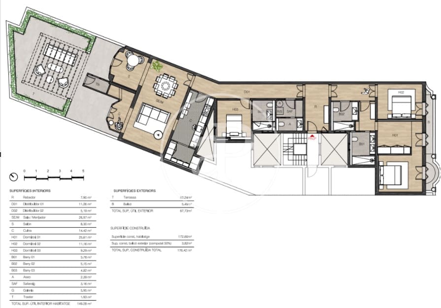 3 sovrum Lägenhet till salu i Barcelona stad - 1 600 000 € (Ref: 10109621)