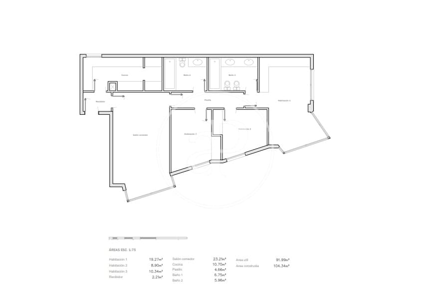 3 camera da letto Appartamento in vendita in Barcelona citta con piscina garage - 669.000 € (Rif: 10129323)