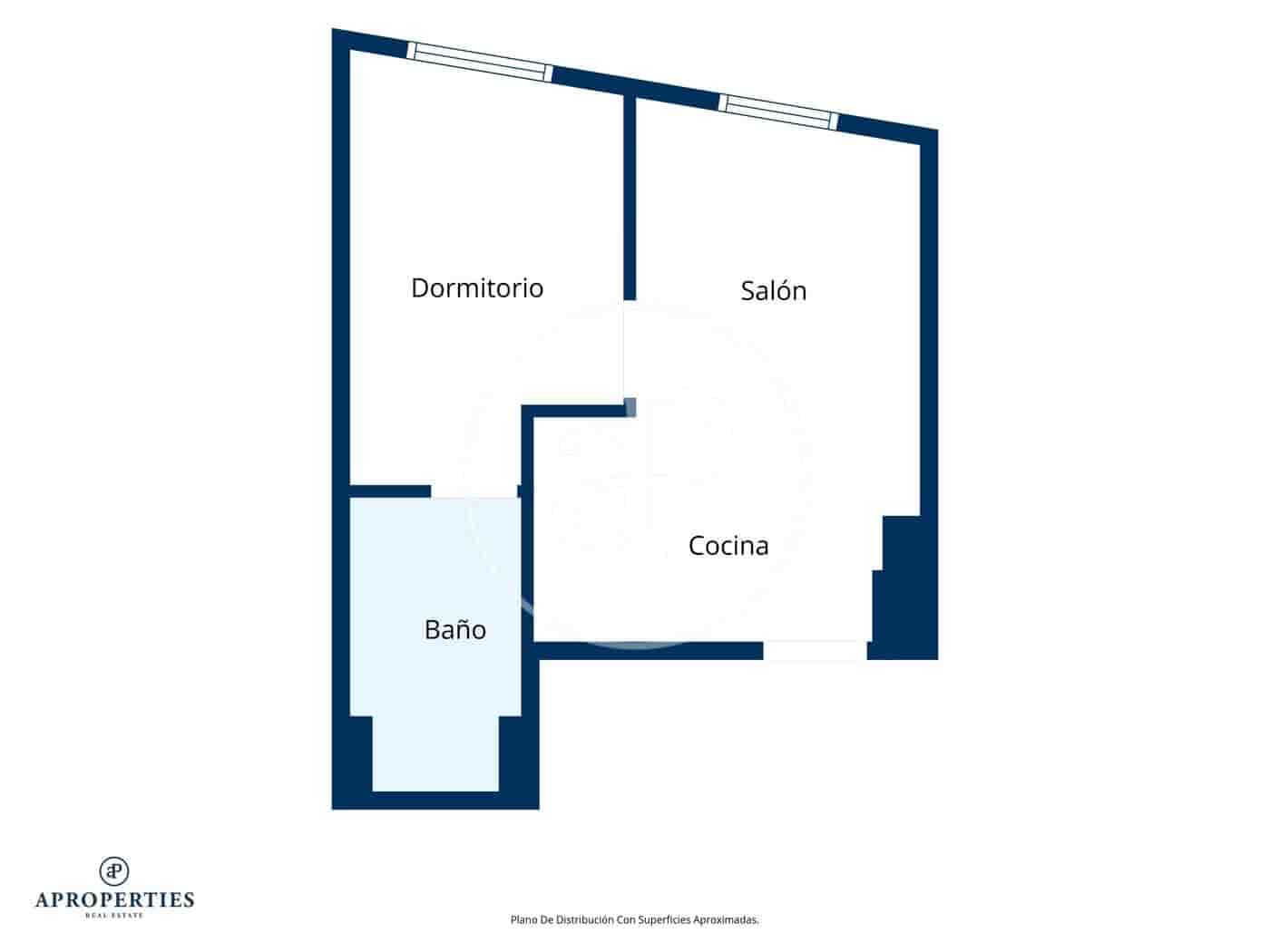 1 slaapkamer Appartement te koop in Barcelona stad - € 225.000 (Ref: 10147033)