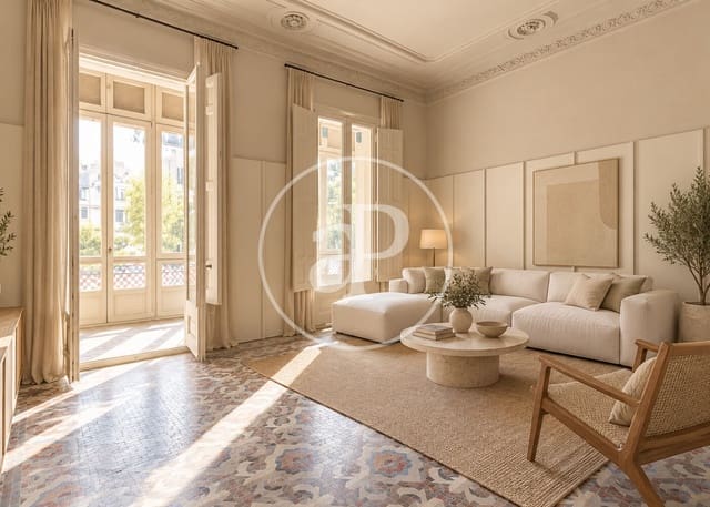 4 soverom Leilighet til leie i La Dreta de L'Eixample, Barcelona by - € 5 200 (Ref: 10155238)