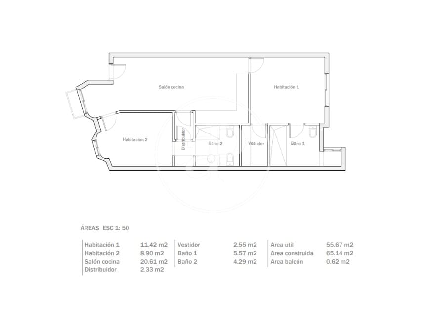 2 bedroom Apartment for sale in Barcelona city - € 395,000 (Ref: 10161478)
