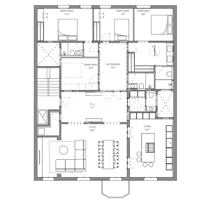 4 soveværelse Lejlighed til salg i Barcelona by - € 1.700.000 (Ref: 10173804)