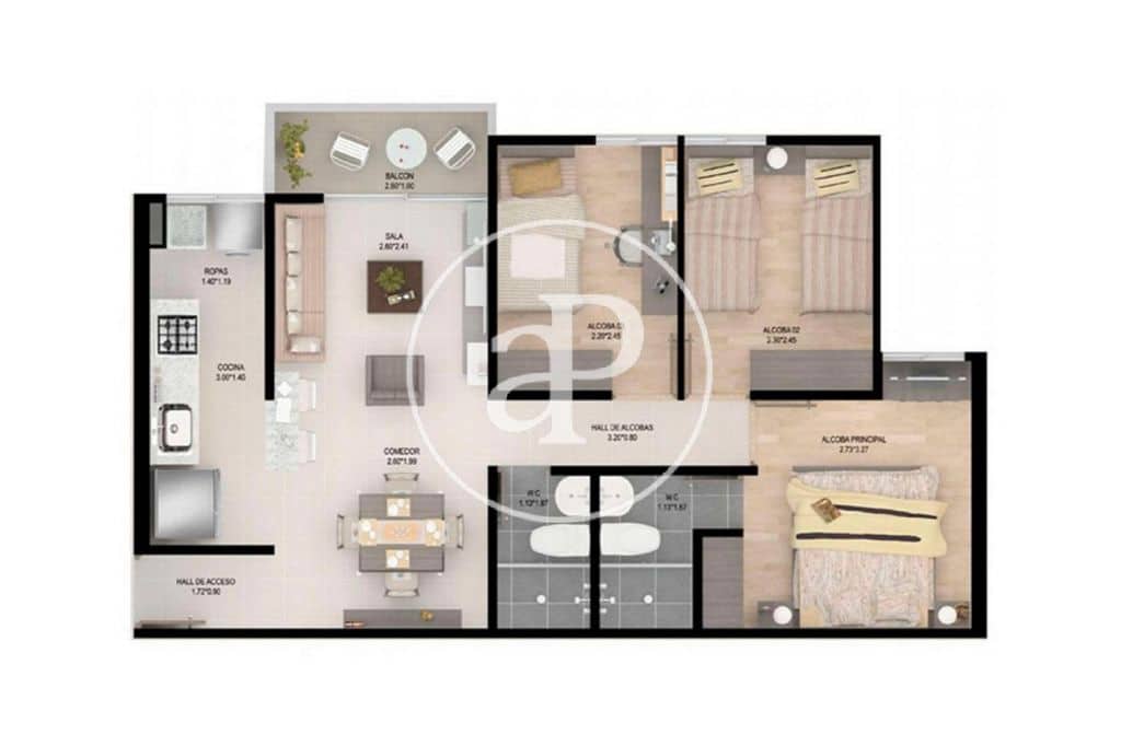 3 soveværelse Penthouse til salg i Barcelona by med swimmingpool - € 2.500.000 (Ref: 5300494)