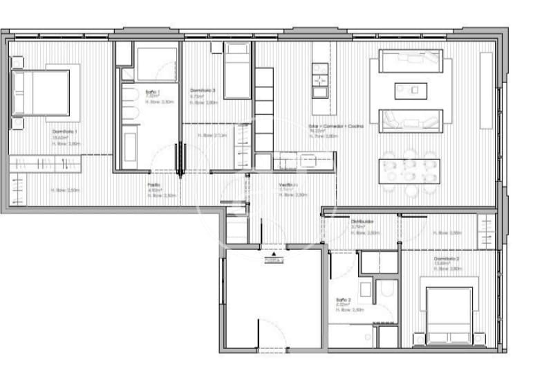 3 sovrum Lägenhet till salu i Barcelona stad - 980 000 € (Ref: 7143336)