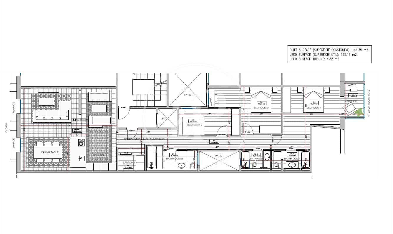 3 soverom Leilighet til salgs i Barcelona by - € 1 450 000 (Ref: 8131397)