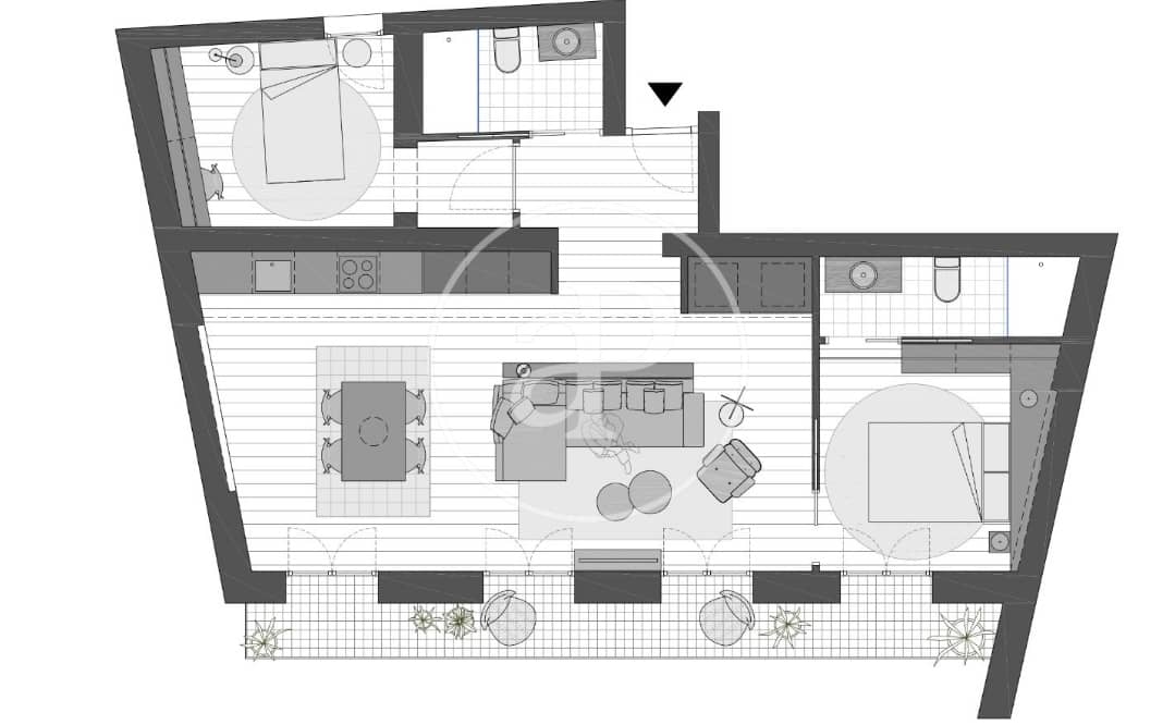 2 soveværelse Lejlighed til salg i Barcelona by - € 545.000 (Ref: 8225707)