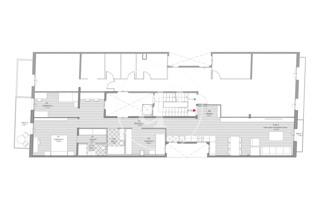 3 quarto Apartamento para venda em Barcelona cidade - 829 000 € (Ref: 8278453)