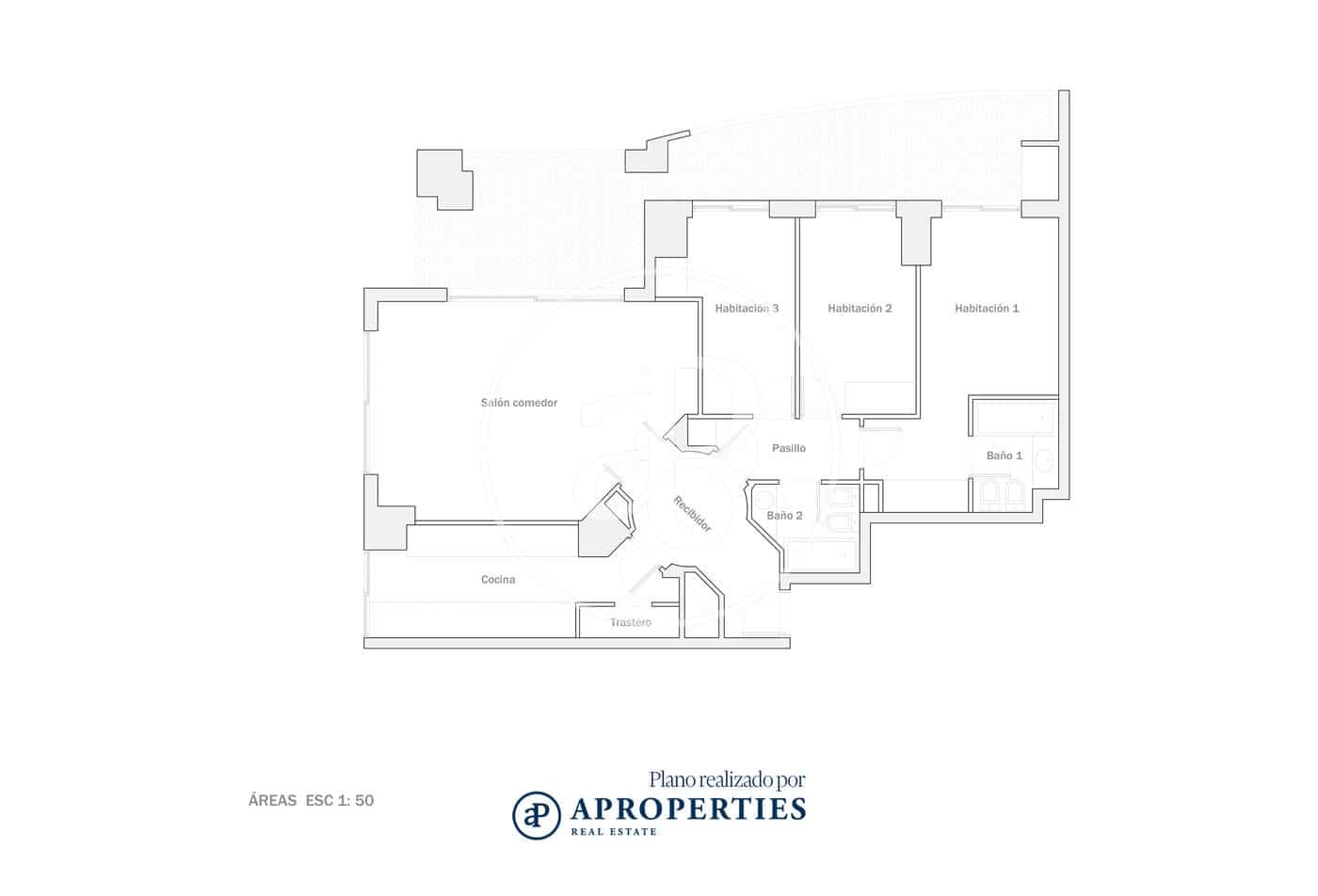 3 soveværelse Lejlighed til salg i Barcelona by med swimmingpool - € 865.000 (Ref: 8321484)