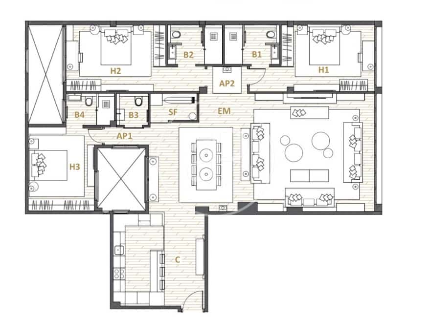 3 soveværelse Lejlighed til salg i Barcelona by - € 925.000 (Ref: 8719079)