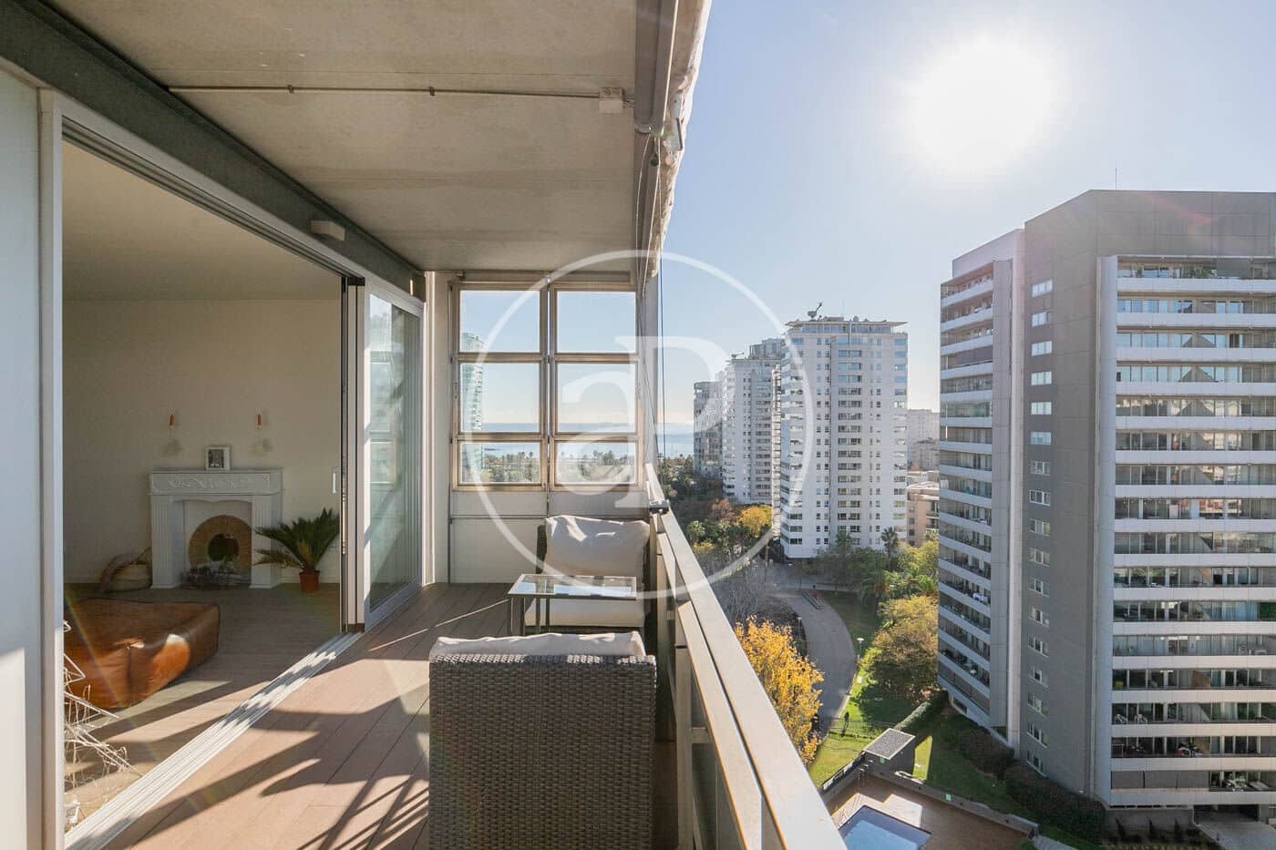 Appartement de 2 chambres à louer à Barcelone ville avec piscine - 2 843 € (Ref: 8726067)