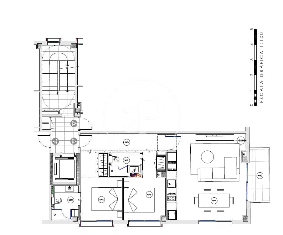 2 soveværelse Lejlighed til leje i Barcelona by med swimmingpool - € 4.050 (Ref: 8726145)