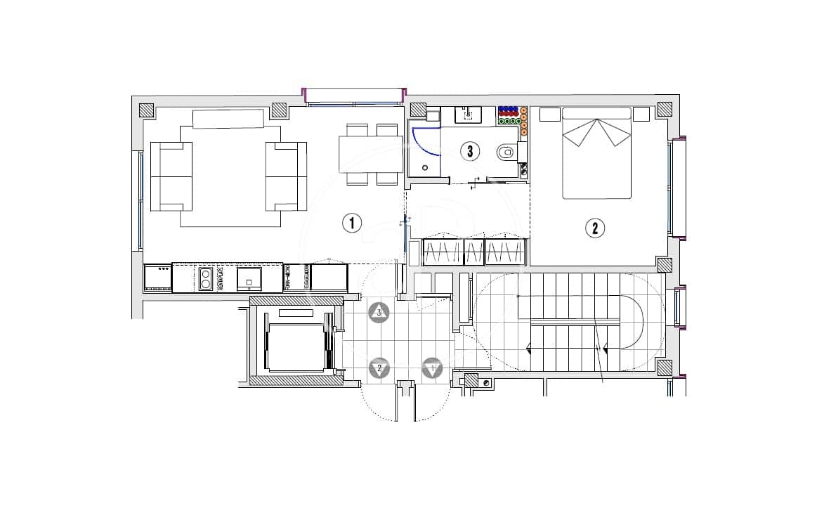 1 camera da letto Appartamento da affittare in Barcelona citta con piscina - 2.950 € (Rif: 8726146)