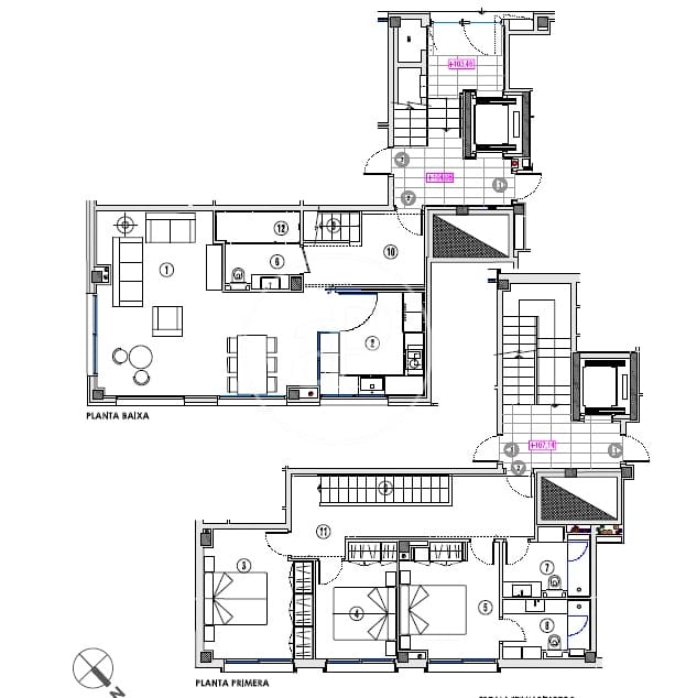 3 camera da letto Appartamento da affittare in Barcelona citta con piscina - 4.700 € (Rif: 8726147)