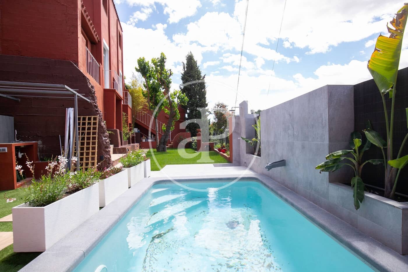 Villa/Maison de 3 chambres à louer à Barcelone ville avec piscine - 3 550 € (Ref: 8726189)