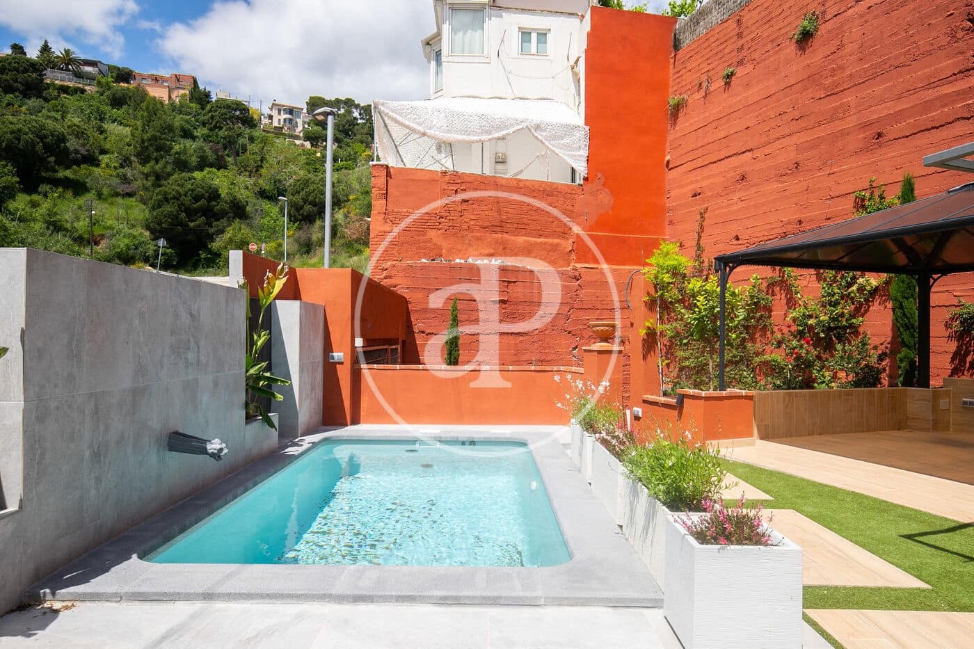 Villa/Maison de 3 chambres à louer à Barcelone ville avec piscine - 3 550 € (Ref: 8726189)