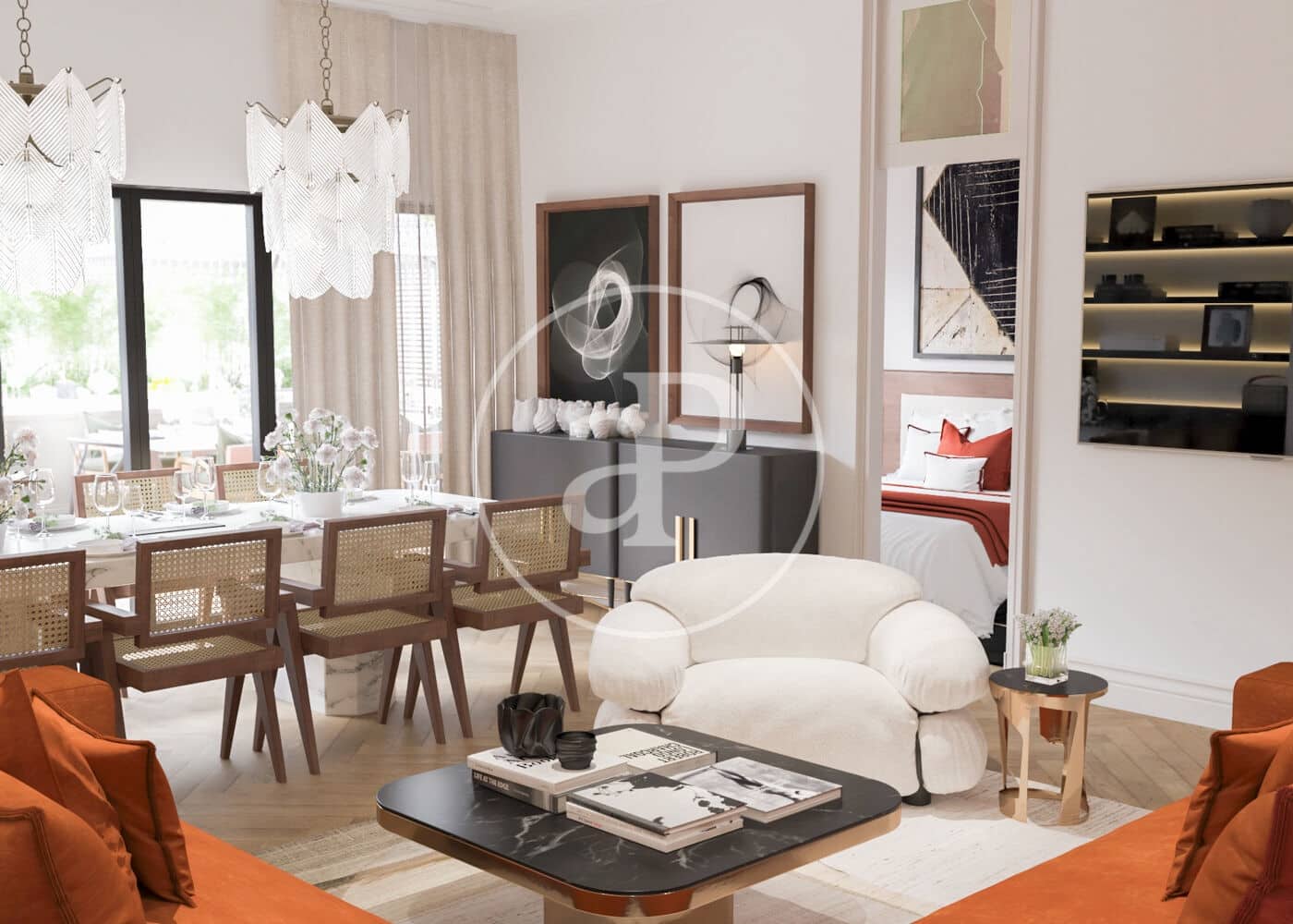 3 bedroom Apartment for rent in Barcelona city with pool - € 11,000 (Ref: 8726208)