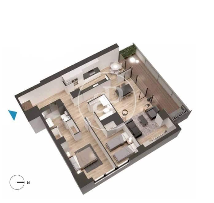 2 bedroom Apartment for sale in Barcelona city with pool - € 1,570,000 (Ref: 8756923)