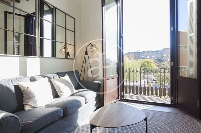 1 soverom Leilighet til leie i Sant Pere, Santa Caterina i La Ribera, Barcelona by - € 2 100 (Ref: 8770610)