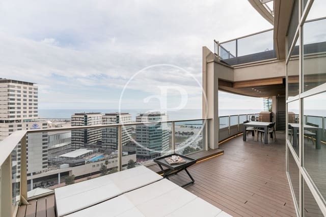 3 sovrum Takvåning till salu i Diagonal Mar i El Front Marítim del Poblenou, Barcelona stad med pool - 2 690 000 € (Ref: 8792511)