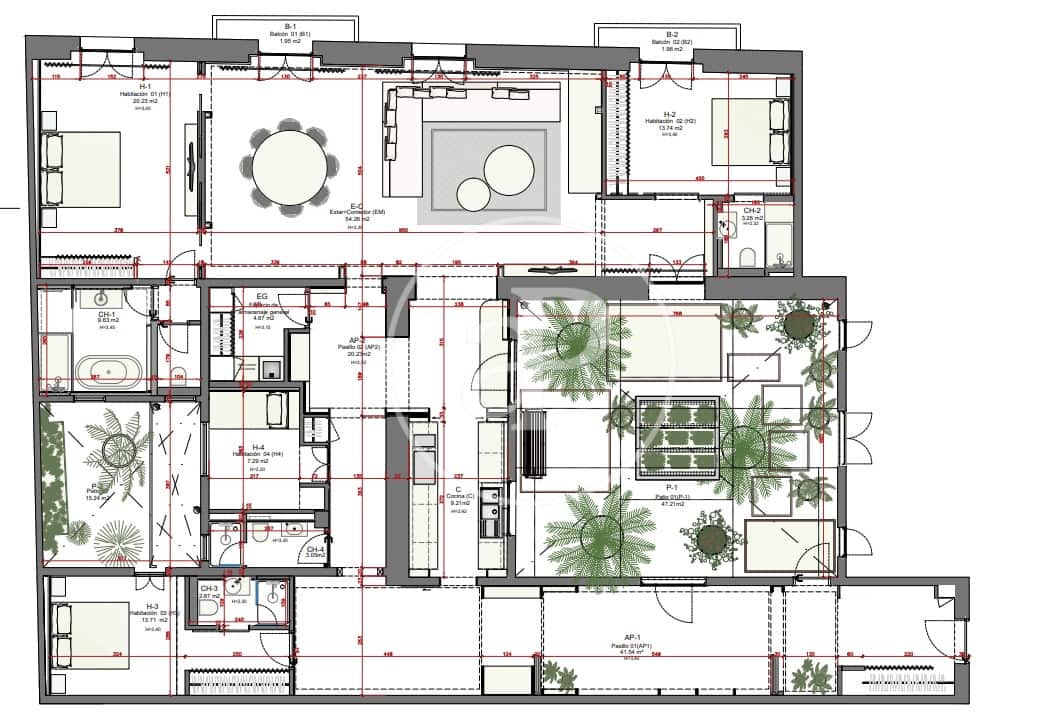 4 soveværelse Lejlighed til salg i Barcelona by - € 1.490.000 (Ref: 8905661)