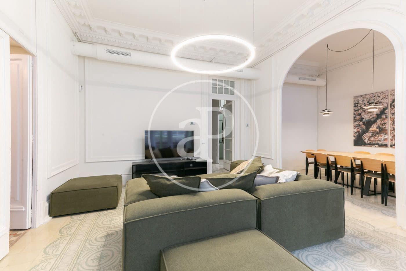 Appartement de 4 chambres à louer à Barcelone ville - 4 500 € (Ref: 8915558)