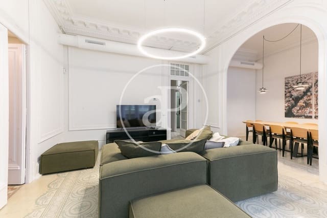 Appartement de 4 chambres à louer à La Dreta de L'Eixample, Barcelone ville - 4 500 € (Ref: 8915558)