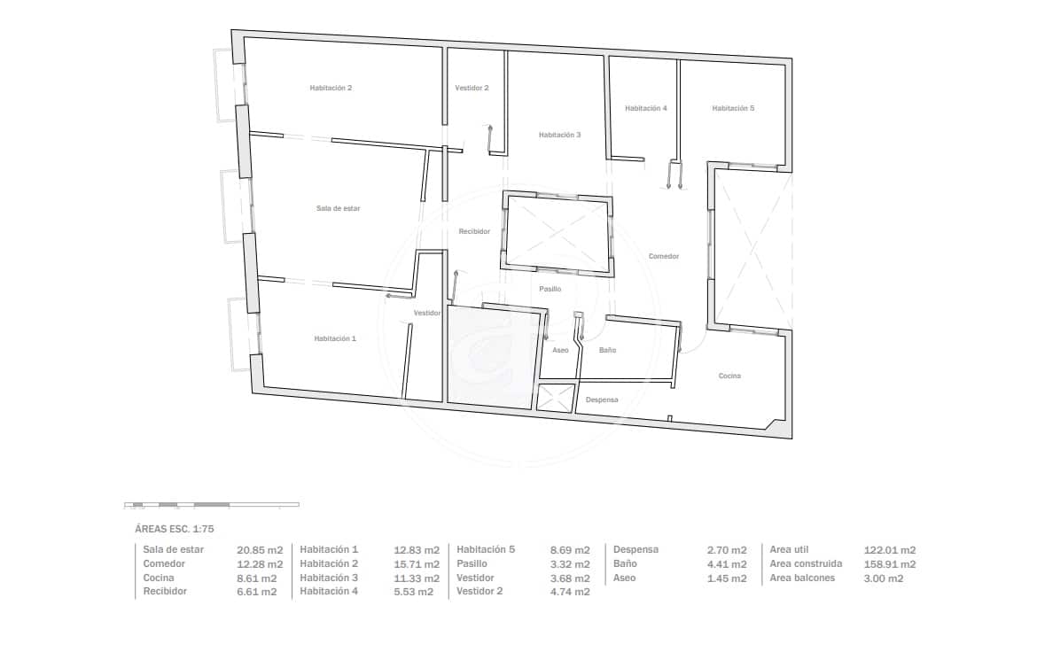 4 soveværelse Lejlighed til salg i Barcelona by - € 550.000 (Ref: 8938919)