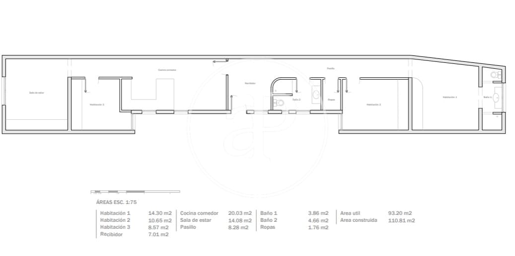3 soverom Leilighet til salgs i Barcelona by - € 785 000 (Ref: 8986718)