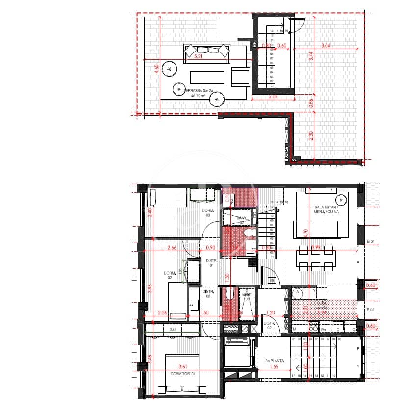 3 soveværelse Lejlighed til salg i Sant Cugat del Valles - € 725.000 (Ref: 8986720)