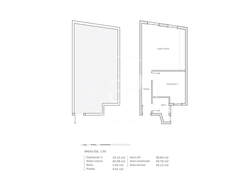 1 soveværelse Penthouse til salg i Barcelona by - € 288.000 (Ref: 9023155)