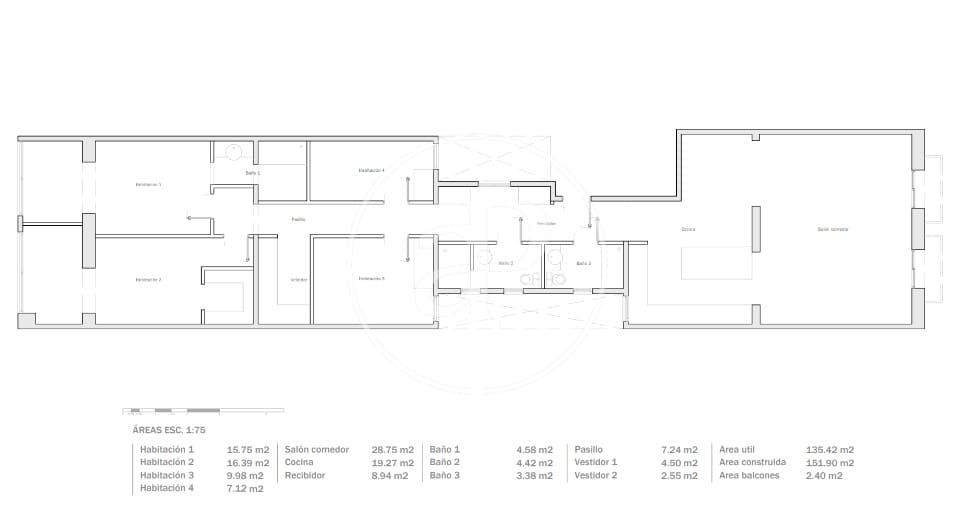 4 bedroom Apartment for sale in Barcelona city - € 1,435,000 (Ref: 9031417)