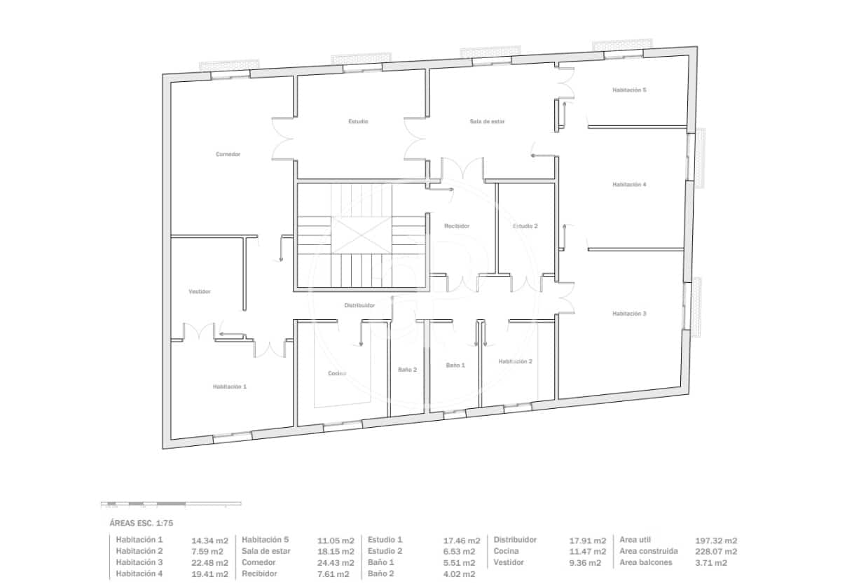 5 soveværelse Lejlighed til salg i Barcelona by - € 1.900.000 (Ref: 9057855)
