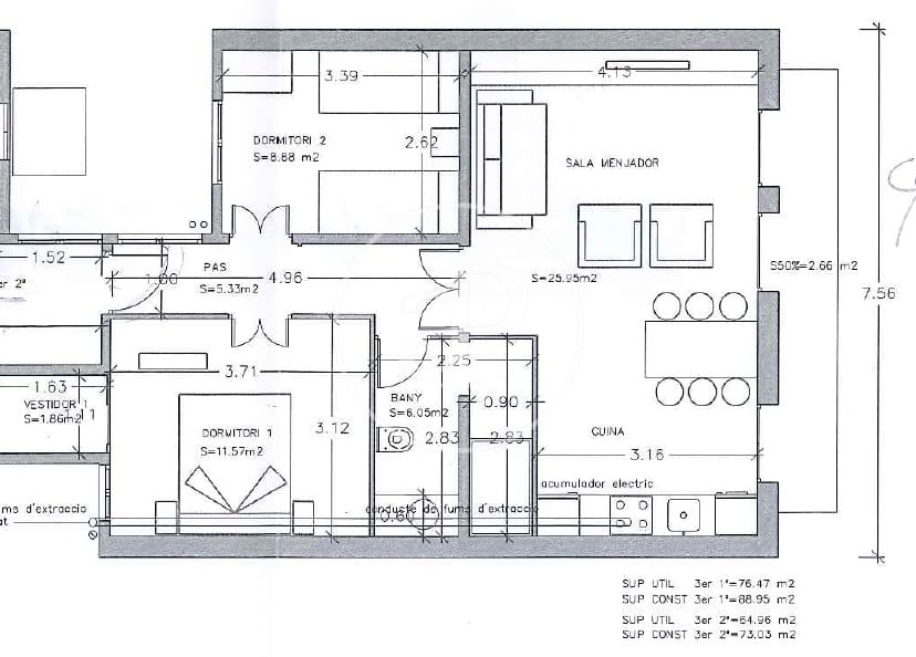 2 quarto Apartamento para venda em Barcelona cidade - 595 000 € (Ref: 9059707)