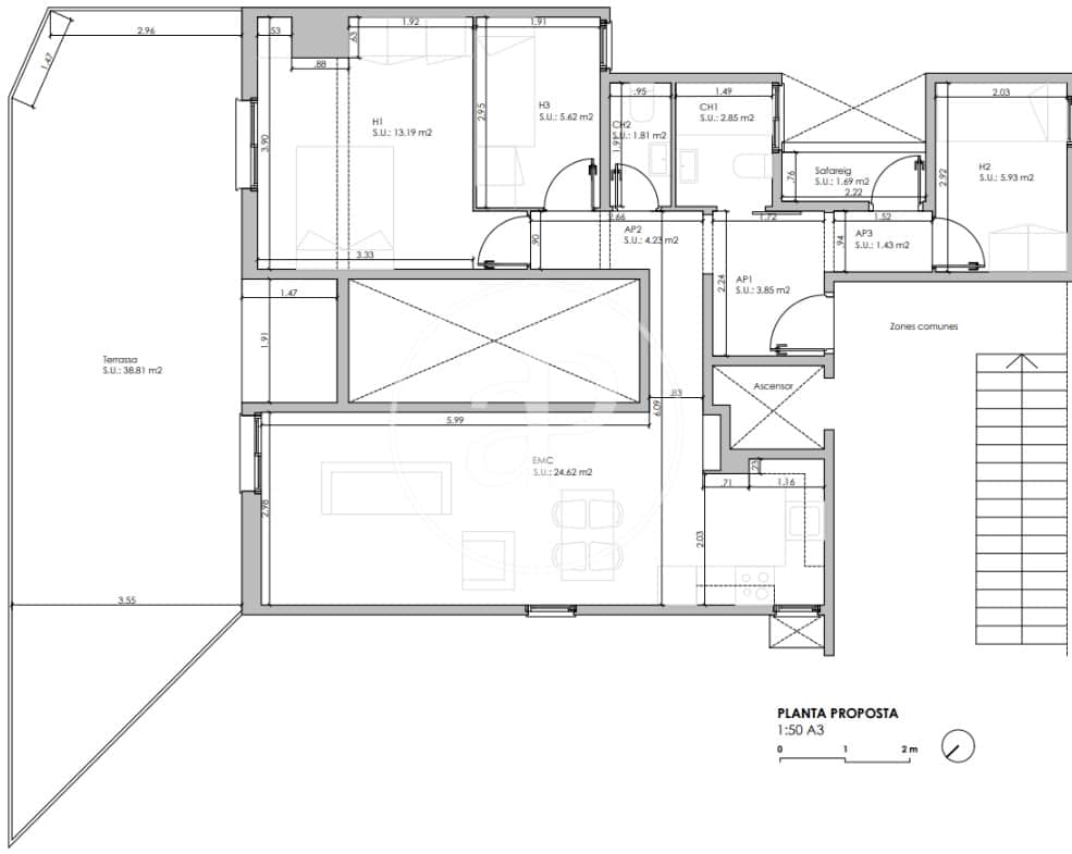 3 soverom Penthouse til salgs i Barcelona by - € 625 000 (Ref: 9073630)