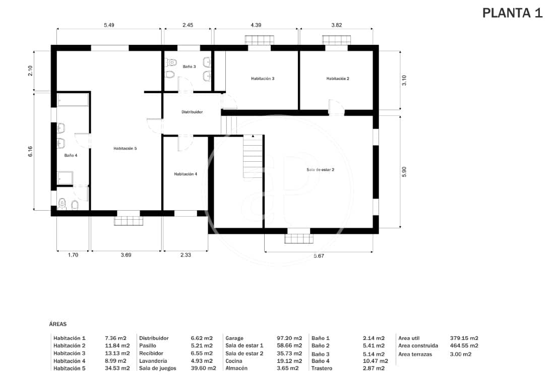 5 soveværelse Villa til salg i Cerdanyola del Valles med swimmingpool - € 1.070.000 (Ref: 9075037)